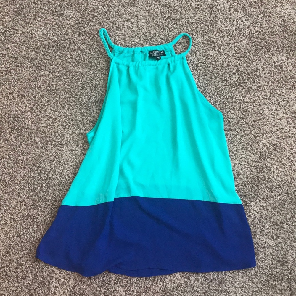 Color block tank